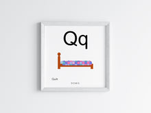 Load image into Gallery viewer, Letter Q Wall Hanging
