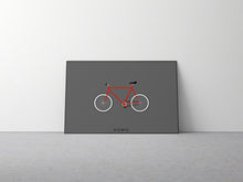Load image into Gallery viewer, RED BIKE 36x24
